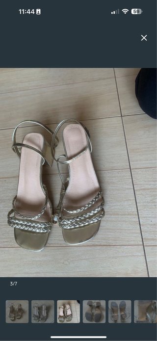 Sandalias MaryPaz Talla 36 Doradas