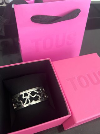 Pulsera Tous Plata con Caja y Bolsa