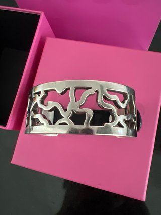 Pulsera Tous Plata con Caja y Bolsa