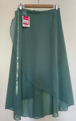 Falda larga danza verde Talla M