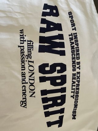 Camiseta Zara Blanca con Números Azul Marino Talla
