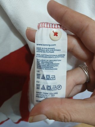 Polo Tommy Hilfiger Rayas Talla XL