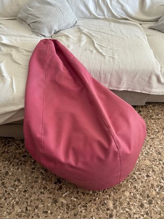 Puff grande rosa