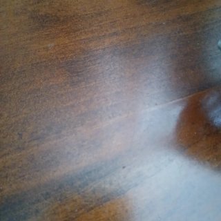 Mesa de entrada madera y forja