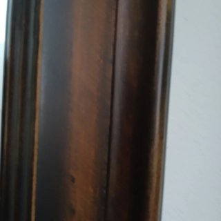 Mesa de entrada madera y forja