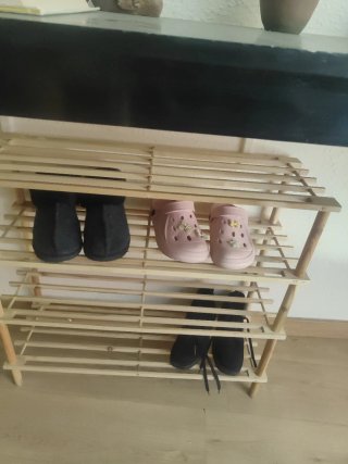 Zapatero de madera 3 niveles