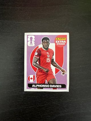 Cromo Extra Alphonso Davies Mundial Panini