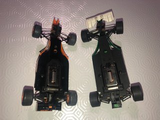 Lote 2 coches F1 Scalextric