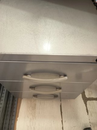 Cajonera metálica gris 3 cajones