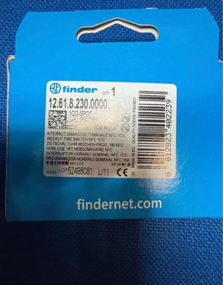 Finder 12.61 Temporizzatore 230V/DCV/AC