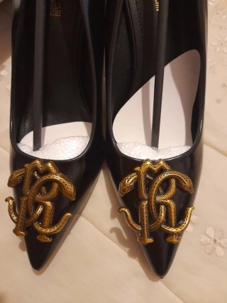 Zapatos de tacón Roberto Cavalli negros