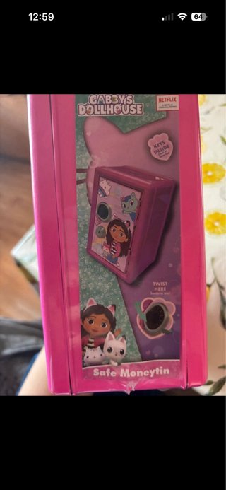 Caja Fuerte Metálica Gabby Niña