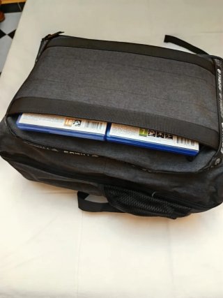 MOCHILA PS5 para Consola,Mandos, juegos y portátil