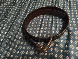 Cinturón de cuero Macson 101cm