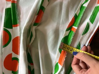 Traje Flamenca Lunares Verde Naranja