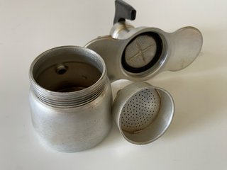 Cafetera Italiana Vintage Aluminio