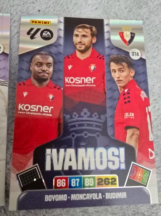 Panini Adrenalyn XL 2023-24 Mbappé y Budimir