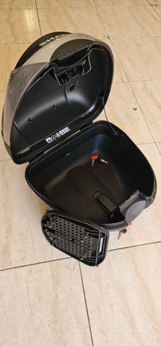 Baúl Moto Shad SH33 Negro/Gris