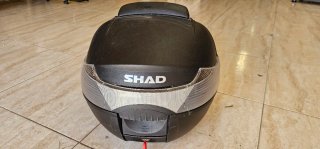 Baúl Moto Shad SH33 Negro/Gris