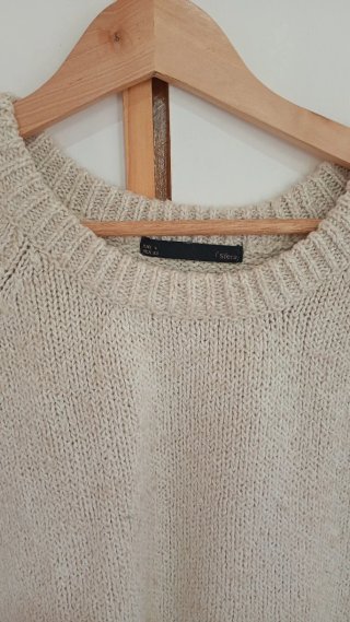 Jersey de punto beige