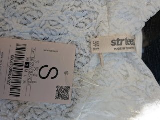 Top encaje Stradivarius Talla S