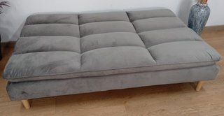 Sofá ·Cama Confort, ·Gris Oscuro. Cómodo. ¡Oferta!