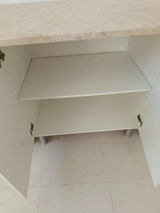 Mueble modular de cocina blanco