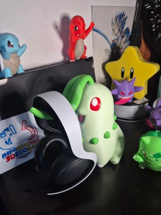 Soporte Auriculares Pokemon chikorita