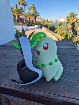 Soporte Auriculares Pokemon chikorita