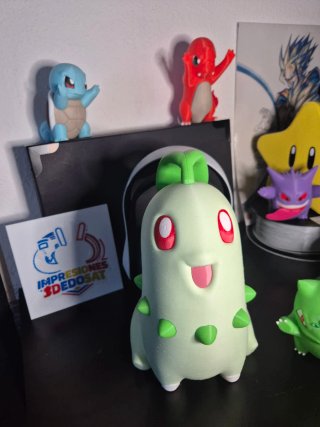 Soporte Auriculares Pokemon chikorita