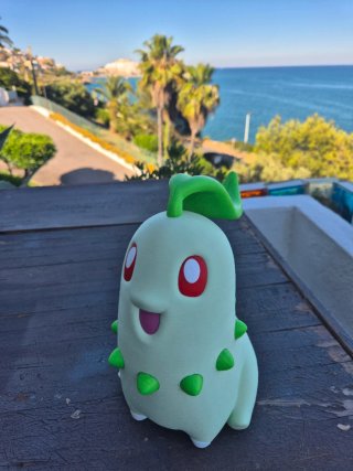 Soporte Auriculares Pokemon chikorita