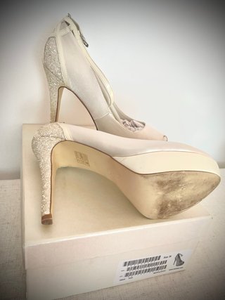 Zapatos de Novia/Fiesta Tacón Blanco
