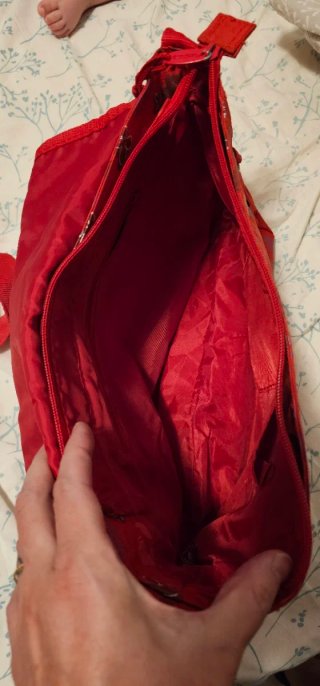Bolso rojo con elefante Happy Hippo