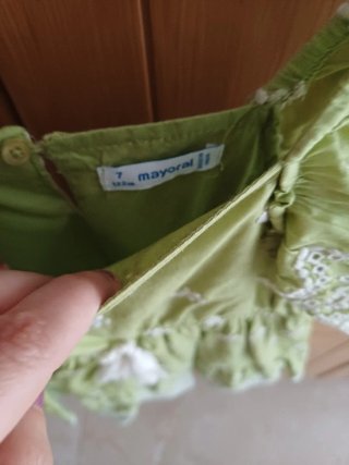 Vestido niña 7 años Mayoral verde