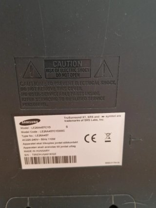 Samsung LE26A457 TV