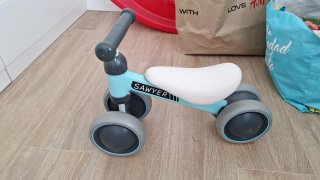 Bici de aprendizaje Sawyer azul
