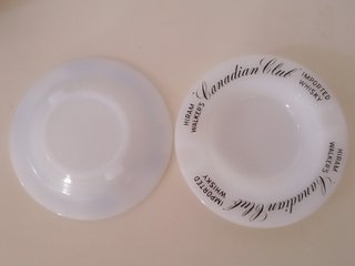Ceniceros de opalina blanca