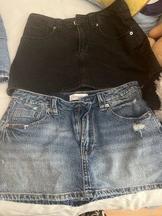 Falda pantalón vaquera Stradivarius