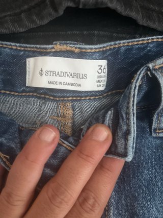 Falda pantalón vaquera Stradivarius