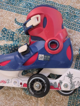 Patines Oxelo niño talla ajustable 32/34