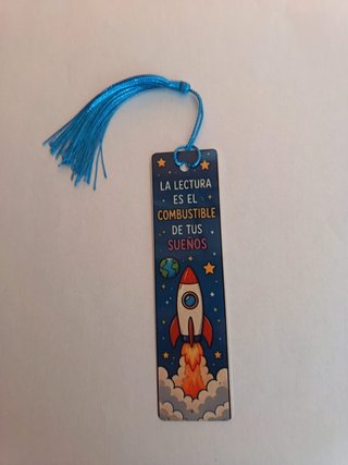 marca paginas aluminio 2,5€ unidad se personalizan