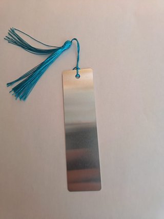 marca paginas aluminio 2,5€ unidad se personalizan