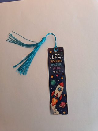 marca paginas aluminio 2,5€ unidad se personalizan