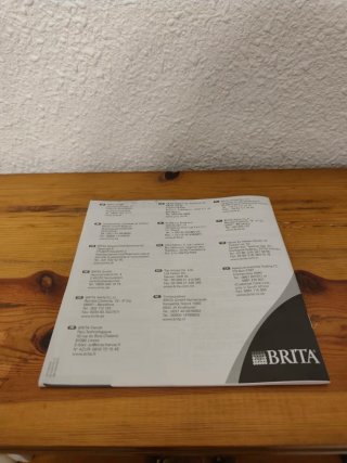 Jarra Brita Transparente y Blanca