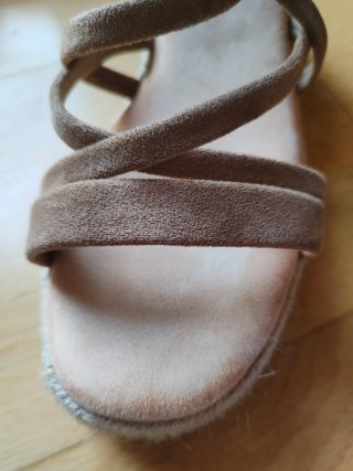 Sandalias ZAPSHOP Beige/Marrón Cuña