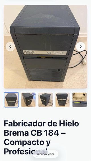 Fabricador de Hielo Brema CB 184