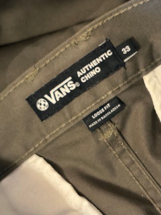 Pantalones baggy vans