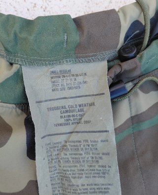 Completo militare Americano Woodland in Gore-Tex