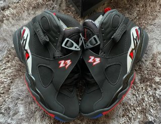 Jordan 5 Negro Púrpura Auténtico