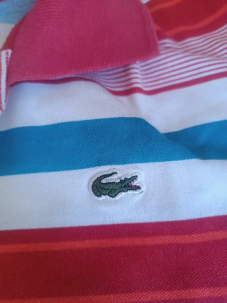 Polo Lacoste Rayas Multicolor